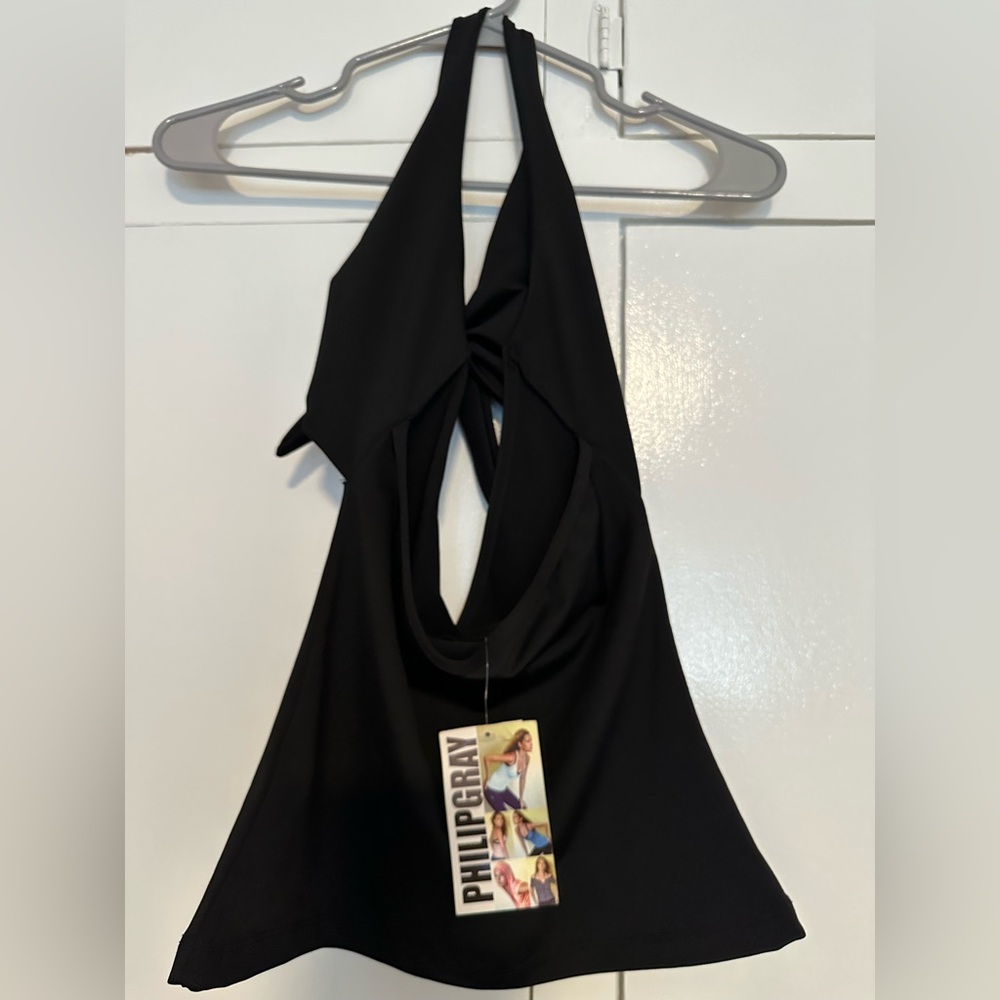 Philip Gray cutout tankini swim top